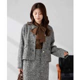 ダークグレー | ブークレノーカラージャケット | a.v.v【WOMEN】