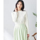 アイボリー | プチハイネックリブトップス | a.v.v【WOMEN】