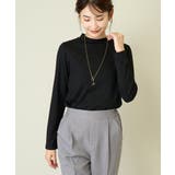 ブラック | プチハイネックリブトップス | a.v.v【WOMEN】