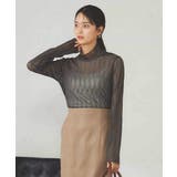 シアーウェーブハイネックカットソー | a.v.v【WOMEN】 | 詳細画像21