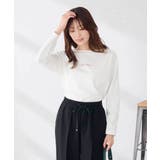 アソート ロゴ プリント 長袖 Tシャツ | a.v.v【WOMEN】 | 詳細画像15 