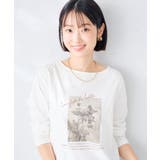 アソート ロゴ プリント 長袖 Tシャツ | a.v.v【WOMEN】 | 詳細画像6 