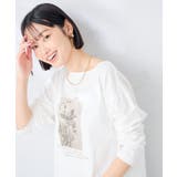 アソート ロゴ プリント 長袖 Tシャツ | a.v.v【WOMEN】 | 詳細画像7 
