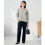 【洗える/ストレッチ 】ウールライクジャージプルオーバー | a.v.v【WOMEN】 | 詳細画像11 