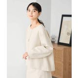 【洗える/ストレッチ 】ウールライクジャージプルオーバー | a.v.v【WOMEN】 | 詳細画像3 