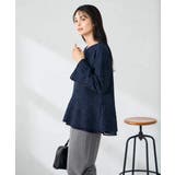 ツイードペプラムトップス | a.v.v【WOMEN】 | 詳細画像1