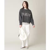 クロップド丈ロゴスウェット | a.v.v【WOMEN】 | 詳細画像13