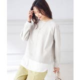 ラメ裏毛スウェット | a.v.v【WOMEN】 | 詳細画像1
