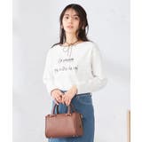 【コットン100%】ロゴアソートロンT | a.v.v【WOMEN】 | 詳細画像15 