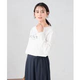 【コットン100%】ロゴアソートロンT | a.v.v【WOMEN】 | 詳細画像6 