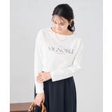 【コットン100%】ロゴアソートロンT | a.v.v【WOMEN】 | 詳細画像7 