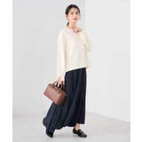 フロッキープリントプルオーバー | a.v.v【WOMEN】 | 詳細画像12 