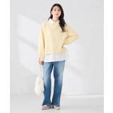 フロッキープリントプルオーバー | a.v.v【WOMEN】 | 詳細画像4 