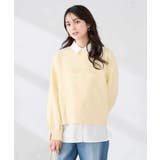 ライトイエロー | フロッキープリントプルオーバー | a.v.v【WOMEN】