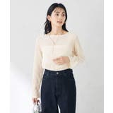 アイボリー | シアーベロアトップス | a.v.v【WOMEN】