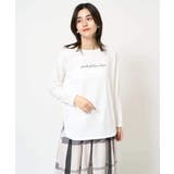 ハンドレター調ロゴ刺繍ロンT | a.v.v【WOMEN】 | 詳細画像14