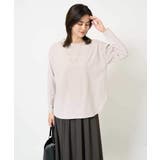 ハンドレター調ロゴ刺繍ロンT | a.v.v【WOMEN】 | 詳細画像3