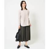 ハンドレター調ロゴ刺繍ロンT | a.v.v【WOMEN】 | 詳細画像4