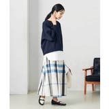 【セットアップ対応】スリットネックダンボールトップス | a.v.v【WOMEN】 | 詳細画像11 