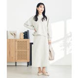 【セットアップ対応】スリットネックダンボールトップス | a.v.v【WOMEN】 | 詳細画像28 