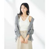 カップ付きテレコタンクトップ | a.v.v【WOMEN】 | 詳細画像3