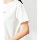 【コットン100％】ハンドレター調ロゴTシャツ | a.v.v【WOMEN】 | 詳細画像22 