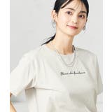 【コットン100％】ハンドレター調ロゴTシャツ | a.v.v【WOMEN】 | 詳細画像26 
