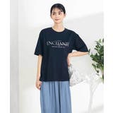 【コットン100%】クラシックロゴTシャツ | a.v.v【WOMEN】 | 詳細画像3 