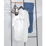 ホワイト | 【コットン100%】クラシックロゴTシャツ | a.v.v【WOMEN】