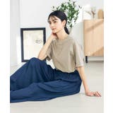 【10色展開/コットン100%】ロールアップハーフスリーブTシャツ | a.v.v【WOMEN】 | 詳細画像11