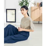 【10色展開/コットン100%】ロールアップハーフスリーブTシャツ | a.v.v【WOMEN】 | 詳細画像12