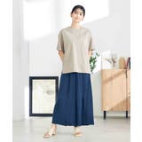 【10色展開/コットン100%】ロールアップハーフスリーブTシャツ | a.v.v【WOMEN】 | 詳細画像14