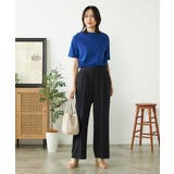 【10色展開/コットン100%】ロールアップハーフスリーブTシャツ | a.v.v【WOMEN】 | 詳細画像33