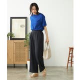 【10色展開/コットン100%】ロールアップハーフスリーブTシャツ | a.v.v【WOMEN】 | 詳細画像34
