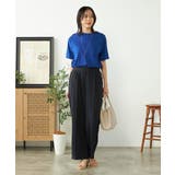 【10色展開/コットン100%】ロールアップハーフスリーブTシャツ | a.v.v【WOMEN】 | 詳細画像35