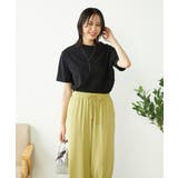 【10色展開/コットン100%】ロールアップハーフスリーブTシャツ | a.v.v【WOMEN】 | 詳細画像36