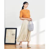 【10色展開/コットン100%】ロールアップハーフスリーブTシャツ | a.v.v【WOMEN】 | 詳細画像4