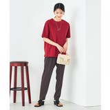 【10色展開/コットン100%】ロールアップハーフスリーブTシャツ | a.v.v【WOMEN】 | 詳細画像44