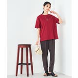 【10色展開/コットン100%】ロールアップハーフスリーブTシャツ | a.v.v【WOMEN】 | 詳細画像45