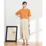 【10色展開/コットン100%】ロールアップハーフスリーブTシャツ | a.v.v【WOMEN】 | 詳細画像5