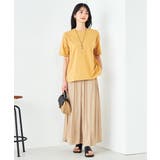 【10色展開/コットン100%】ロールアップハーフスリーブTシャツ | a.v.v【WOMEN】 | 詳細画像51