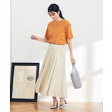 【10色展開/コットン100%】ロールアップハーフスリーブTシャツ | a.v.v【WOMEN】 | 詳細画像6