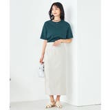 【10色展開/コットン100%】ロールアップハーフスリーブTシャツ | a.v.v【WOMEN】 | 詳細画像61