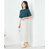 【10色展開/コットン100%】ロールアップハーフスリーブTシャツ | a.v.v【WOMEN】 | 詳細画像62