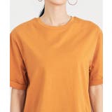 【10色展開/コットン100%】ロールアップハーフスリーブTシャツ | a.v.v【WOMEN】 | 詳細画像67