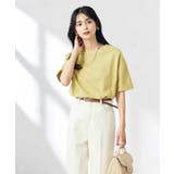 【10色展開/コットン100%】ロールアップハーフスリーブTシャツ | a.v.v【WOMEN】 | 詳細画像7