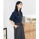 【UVカット 接触冷感 コットン100％】大人のロールアップハーフスリーブオーバ… | a.v.v【WOMEN】 | 詳細画像3 