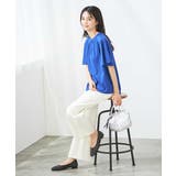 【接触冷感/UVカット】ギャザーネックフレアスリーブトップス | a.v.v【WOMEN】 | 詳細画像13 