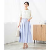 【接触冷感/UVカット】ギャザーネックフレアスリーブトップス | a.v.v【WOMEN】 | 詳細画像16 