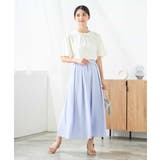 【接触冷感/UVカット】ギャザーネックフレアスリーブトップス | a.v.v【WOMEN】 | 詳細画像17 